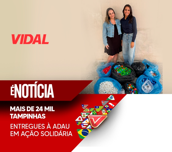 MAIS DE 24 MIL TAMPINHAS SO ENTREGUES  ADAU EM AO SOLIDRIA