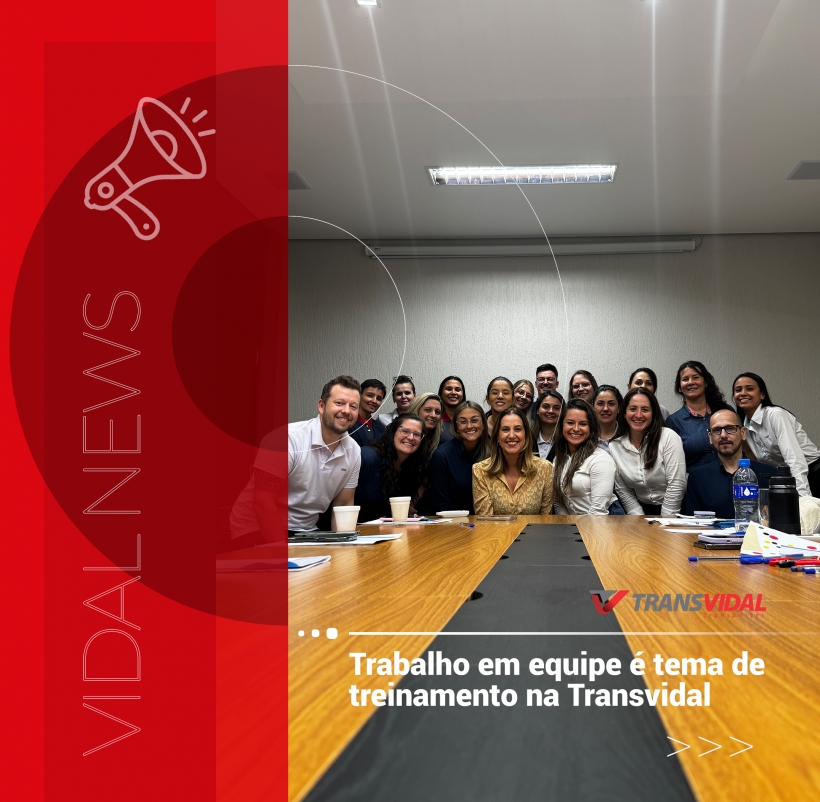Trabalho em equipe � tema de treinamento na Transvidal