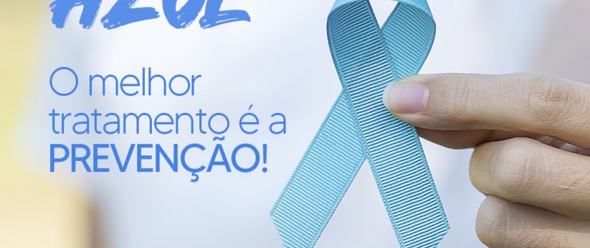 NOVEMBRO AZUL - MÊS DE CONSCIENTIZAÇÃO SOBRE A SAÚDE DO HOMEM