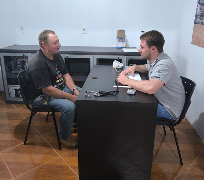 Ação de emissão de Atestado de Saúde Ocupacional para motoristas terceiros em Erechim