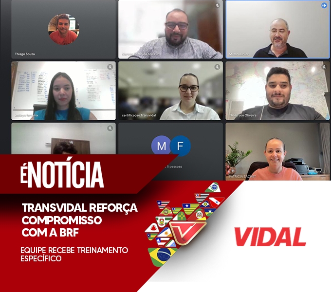 TRANSVIDAL REFORÇA COMPROMISSO COM A BRF: EQUIPE RECEBE TREINAMENTO ESPECÍFICO