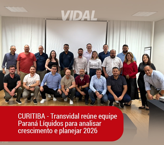CURITIBA: TRANSVIDAL REÚNE EQUIPE PARANÁ LÍQUIDOS PARA ANALISAR CRESCIMENTO E PLANEJAR 2026