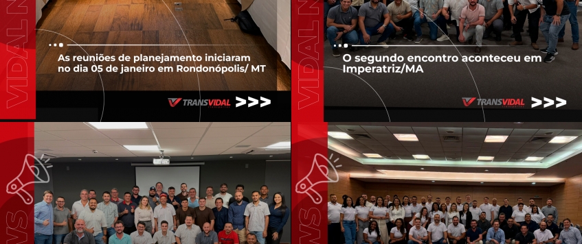 Diretoria do Grupo Transvidal planeja 2026 com agências de Mato Grosso, Maranhão e São Paulo